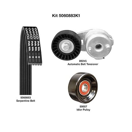 Dayco 99-06 Jeep Fead Kits, 5060883K1 5060883K1